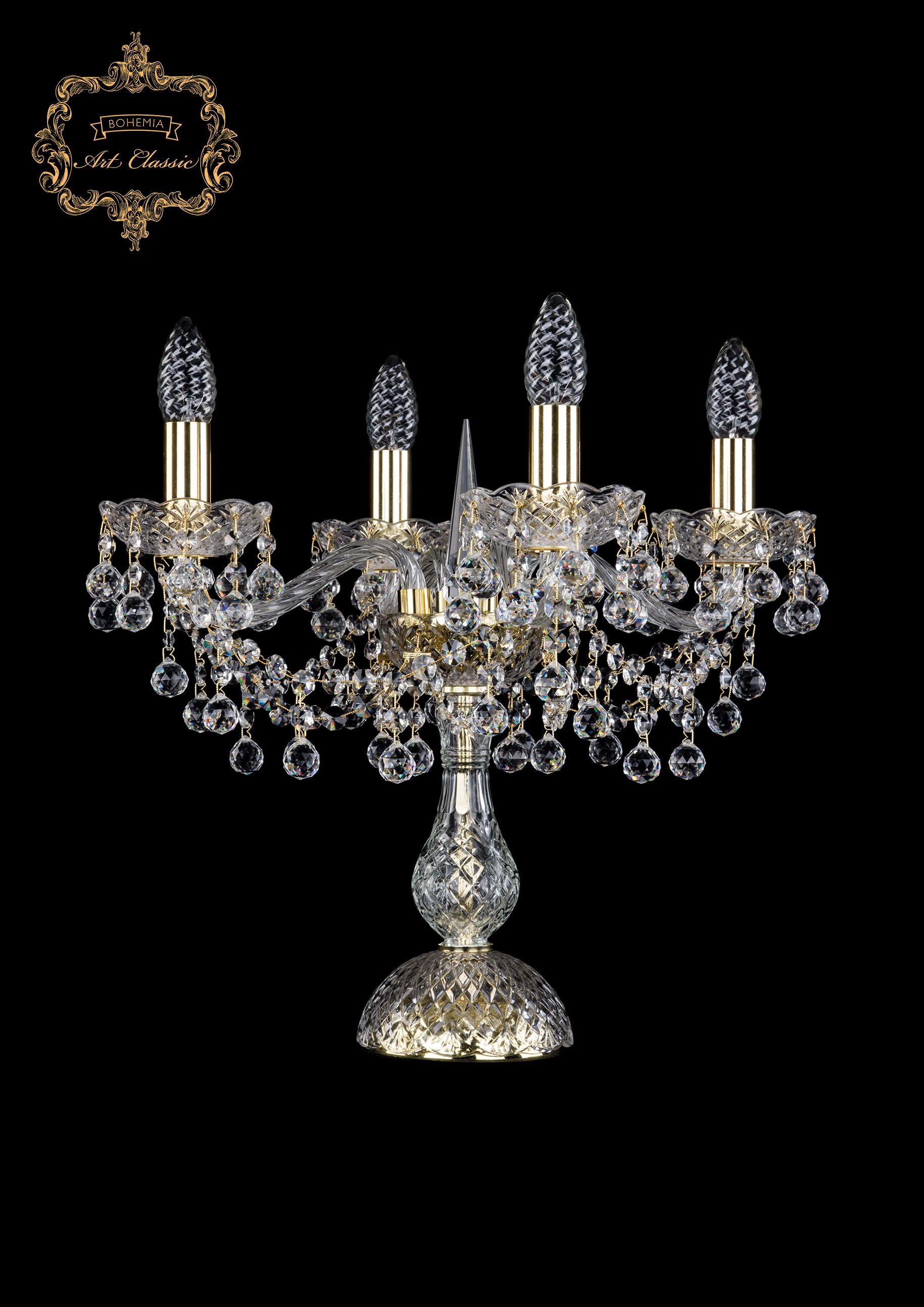 Настольная лампа Bohemia Art Classic на четыре лампочки